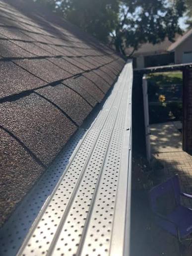 Roof gutter protection